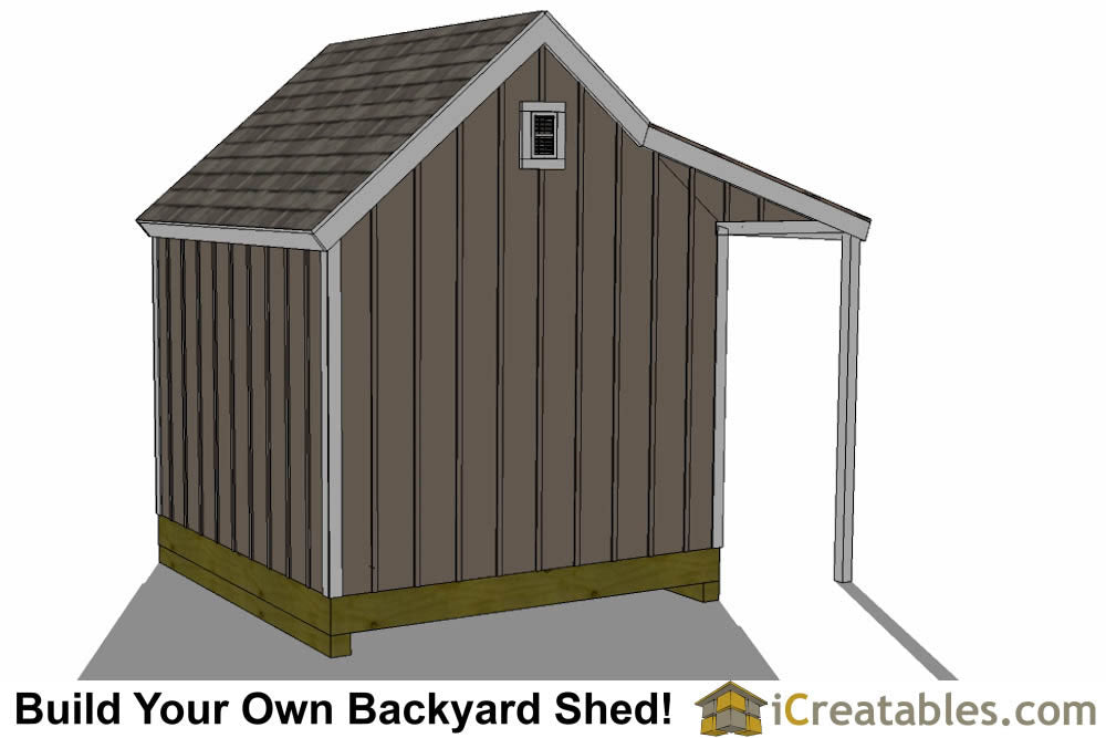 10x10-CCP Cape Cod Porch Shed Plans Emailed