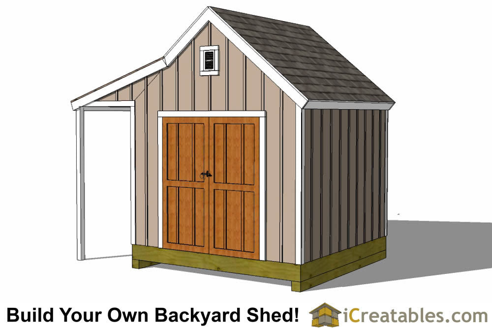 10x10-CCP Cape Cod Porch Shed Plans Emailed