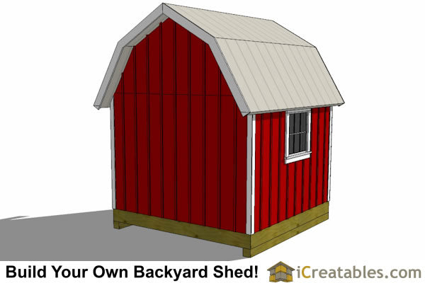 10x10-GB-Gambrel Shed Plans Emailed