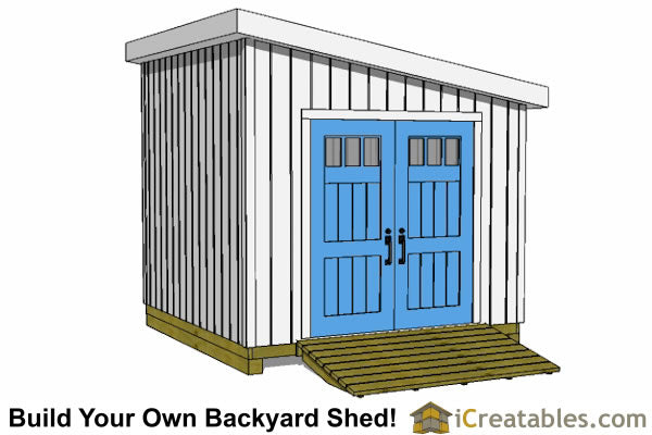 10x10-LT Lean To Shed Plans Emailed