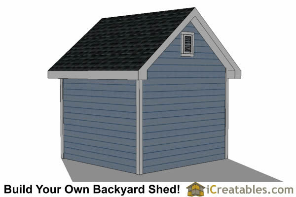 10x10-TV Victorian Shed Plans Emailed