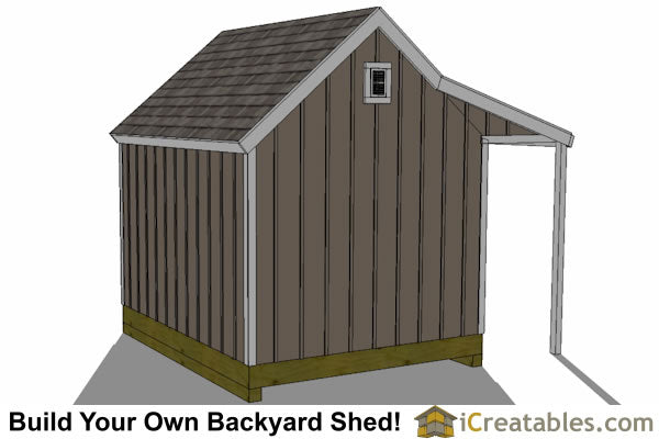 10x12-CCP Cape Cod Shed Porch Shed Plans Emailed