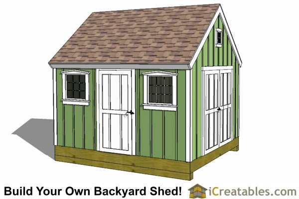 10x12-CO Colonial Shed Plans Emailed