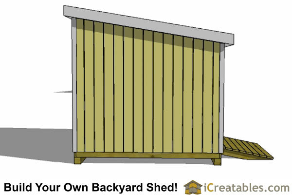 10x12-LT Lean To Shed Emailed Plans