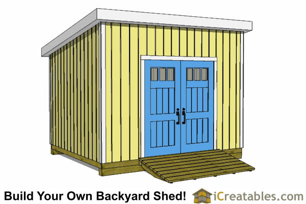 10x12-LT Lean To Shed Emailed Plans