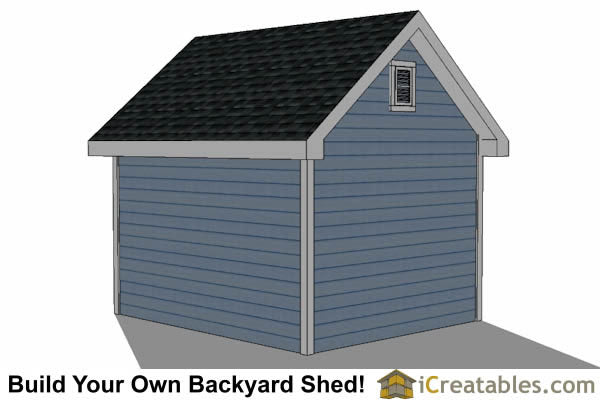 10x12-TV Traditional Shed Emailed Plans
