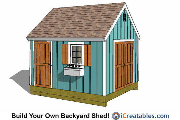 10x12-CC Cape Cod Shed Plans Emailed
