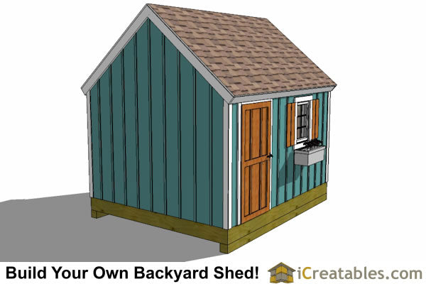 10x12-CC Cape Cod Shed Plans Emailed