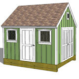 10x12-CO Colonial Shed Plans Emailed