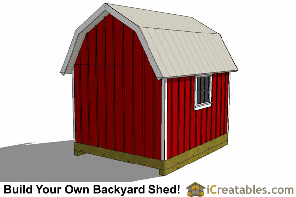 10x14-GB Gambrel Shed Plans Emailed