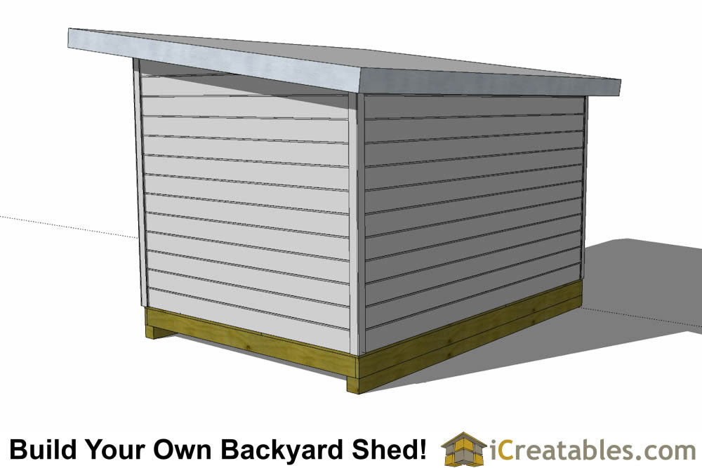 10x14-S1 Modern Shed Plans Emailed