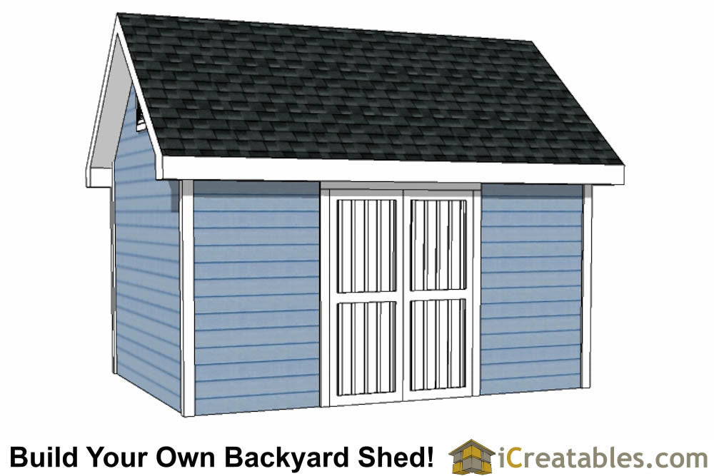 10x14-TV Victorian Shed Plans Emailed
