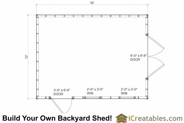 10x16-CC Cape Cod Shed Plans Emailed