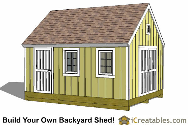 10x16-CC Cape Cod Shed Plans Emailed