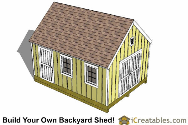 10x16-CC Cape Cod Shed Plans Emailed