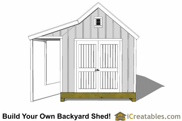 10x16-CCP Cape Cod Porch Shed Plans Emailed