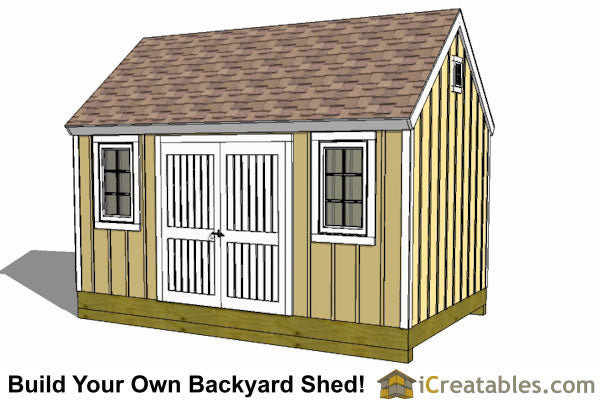 10x16-CO Colonial Shed Plans Emailed