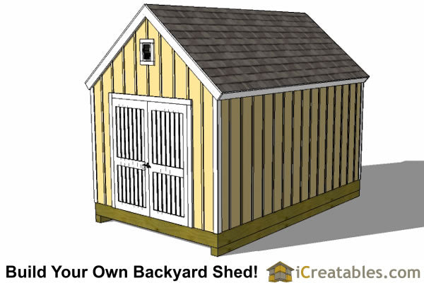 10x16-CO Colonial Shed Plans Emailed