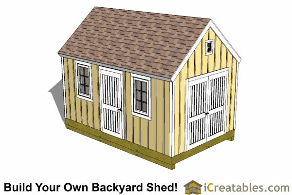 10x16-CO Colonial Shed Plans Emailed