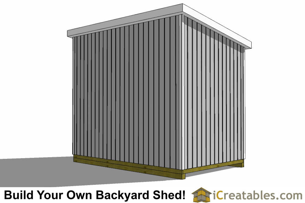 10x16-LTL Lean To Loft Shed Plans Emailed