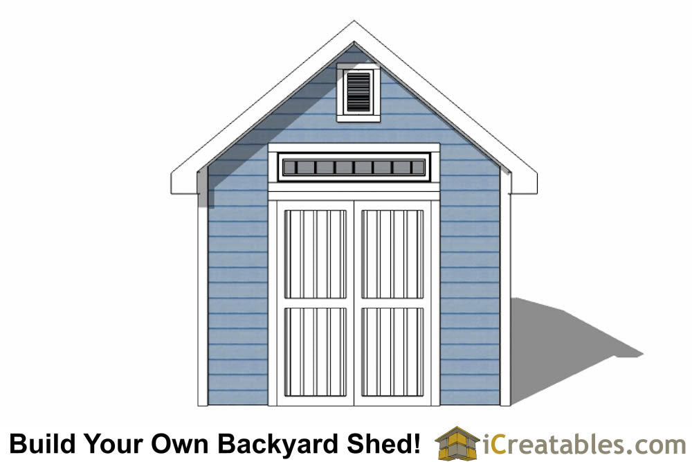 10x16-TV Victorian Shed Plans Emailed