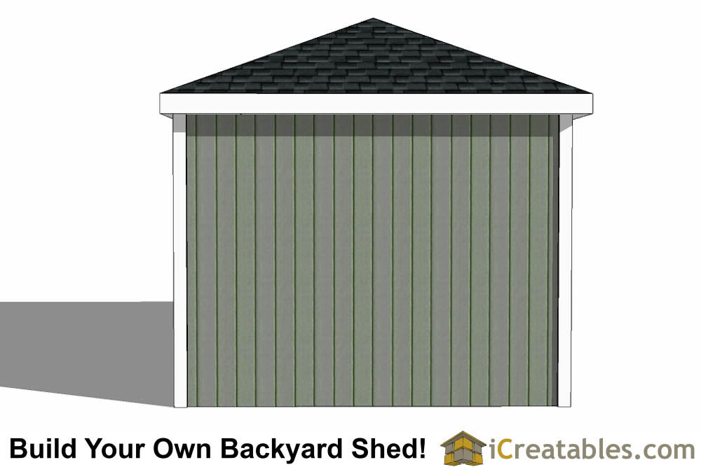 10x18-H Hip Shed Plans Emailed