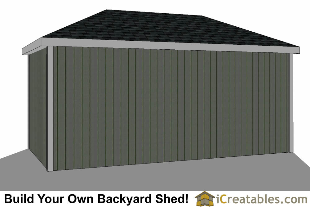 10x18-H Hip Shed Plans Emailed