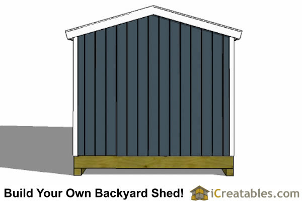 10x20-BT Backyard Tall Shed Plans Emailed