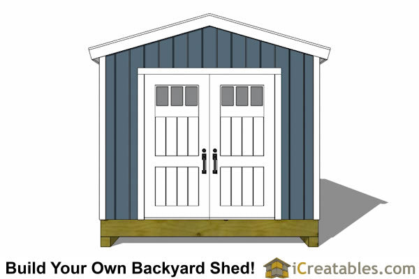 10x20-BT Backyard Tall Shed Plans Emailed