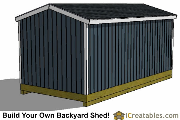 10x20-BT Backyard Tall Shed Plans Emailed