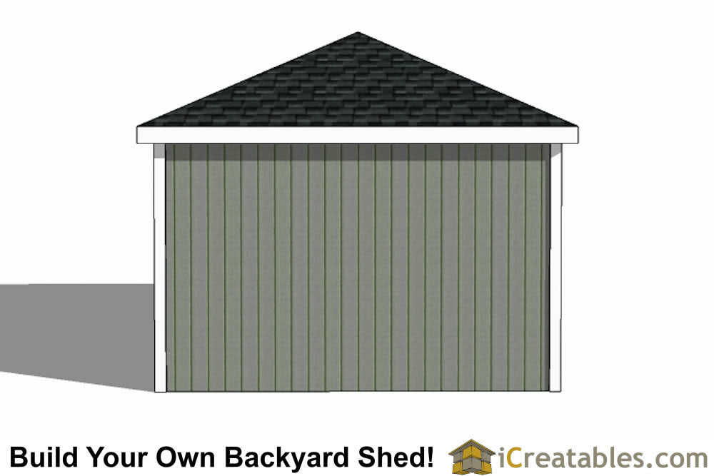 10x20-H Hip Roof Shed Plans Emailed
