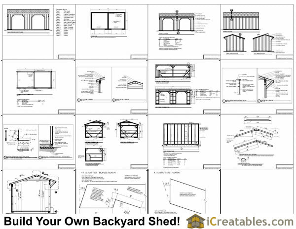 10x20-RIWF Run In Shed Plans Emailed