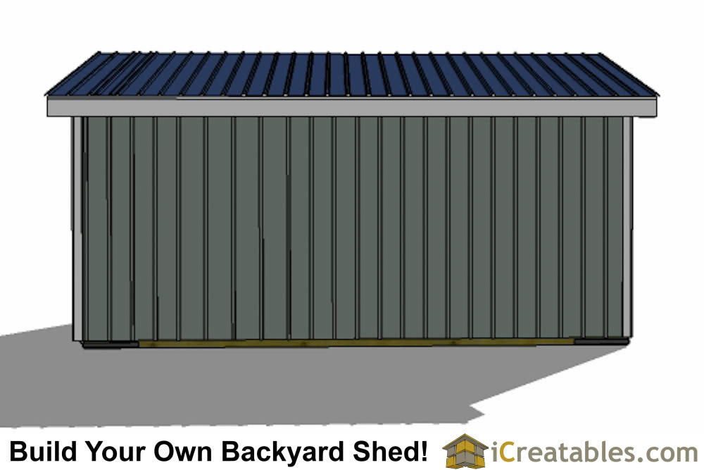 10x20-RILT-WF Run In Shed Lean To Plans Emailed