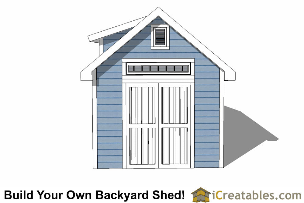 10x20-D Dormer Shed Plans Emailed