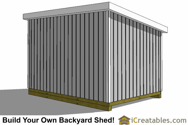 10x24-LT Lean To Shed Plans Emailed