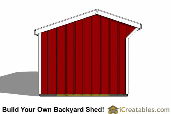 10x30-RITR Run In Tack Room Horse Barn Plans Emailed