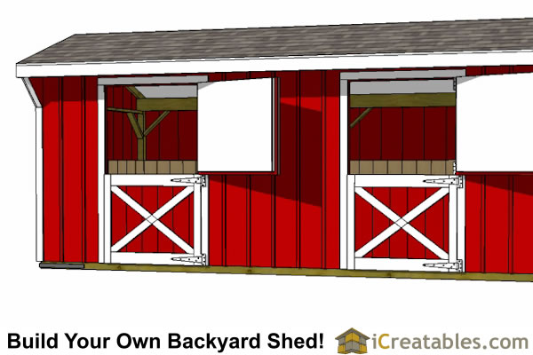 10x40-HB Horse Barn Plans Emailed