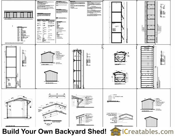 10x40-HB Horse Barn Plans Emailed