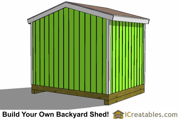 10x8-BT Backyard Tall Shed Plans Emailed