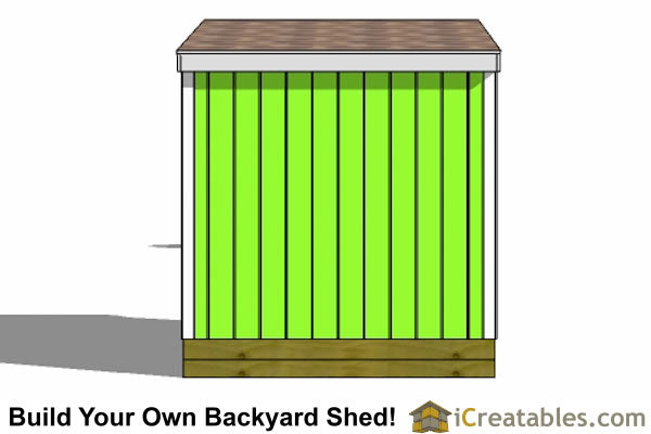 10x8-BT Backyard Tall Shed Plans Emailed