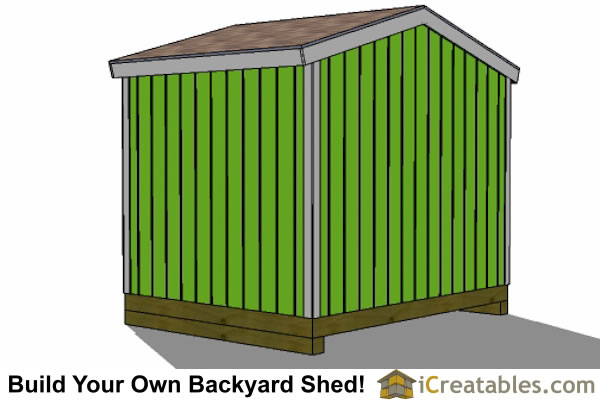 10x8-BT Backyard Tall Shed Plans Emailed