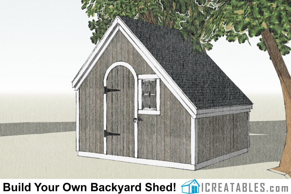 10x8-SS She Shed Plans Emailed
