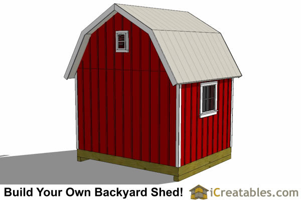 12x10-GB Gambrel Shed Plans Emailed
