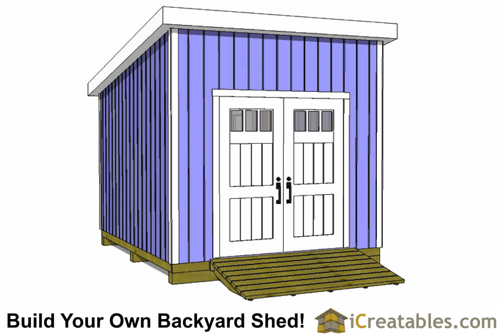 12x10-LT Lean To Shed Plans Emailed