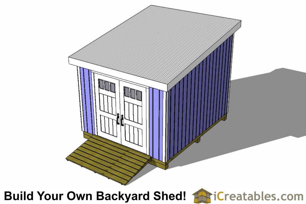 12x10-LT Lean To Shed Plans Emailed