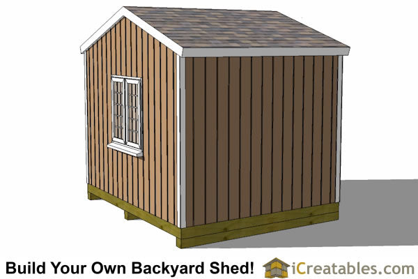 12x10-BT Backyard Tall Shed Plans Emailed