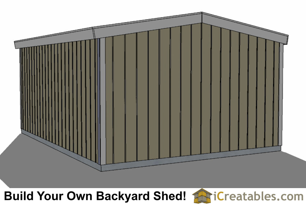 12x12-B8 8 Foot Shed Plans Emailed