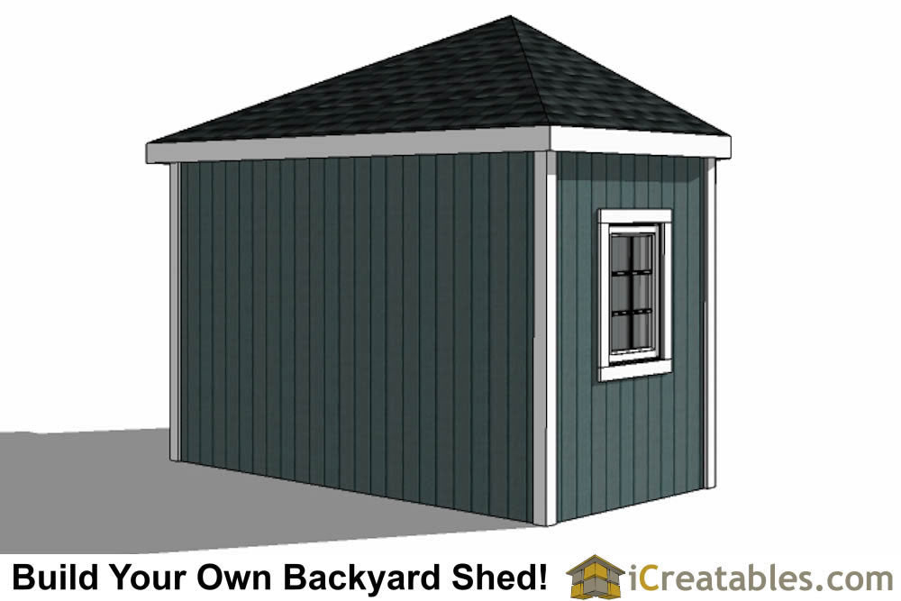 12x12-C5 Corner Shed Plans Emailed