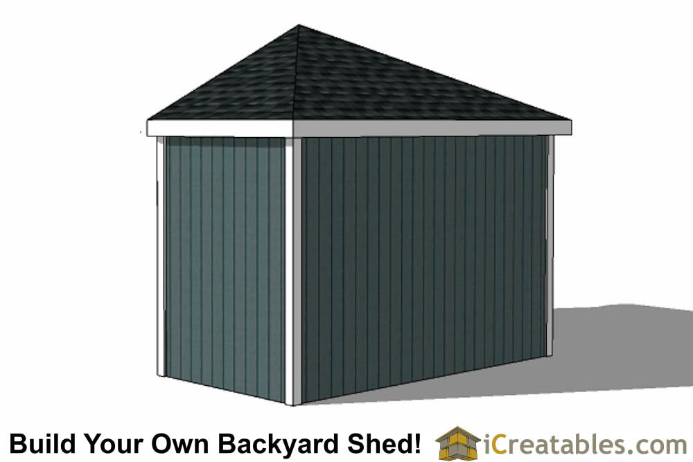 12x12-C5 Corner Shed Plans Emailed