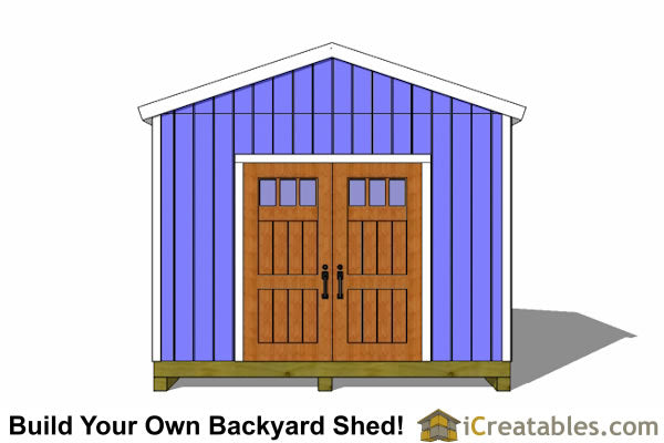 12x12-BT Backyard Shed Plans Emailed